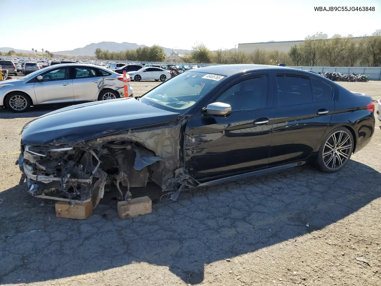 2018 BMW M550Xi VIN: WBAJB9C55JG463848 Lot: 48485765