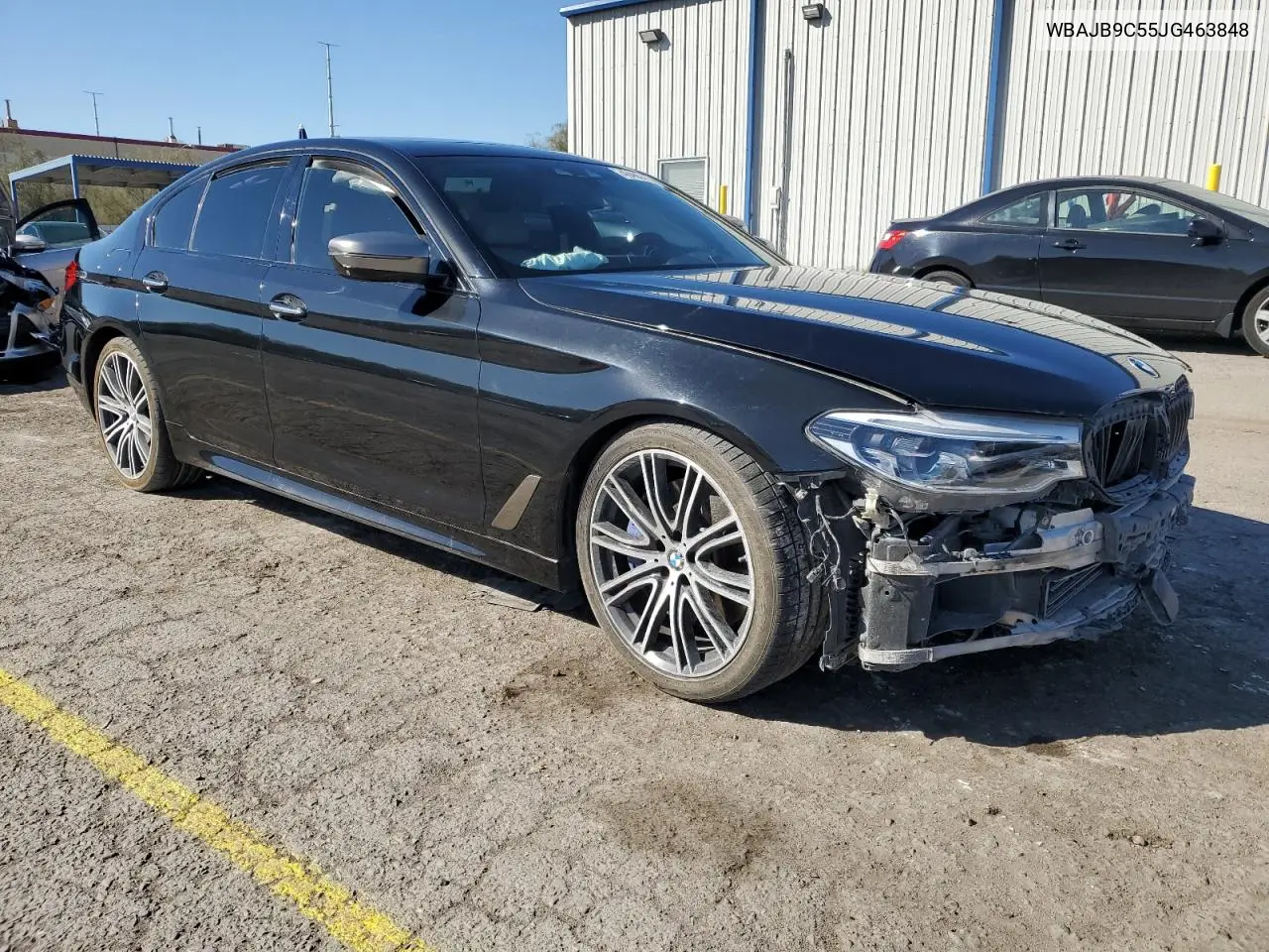 2018 BMW M550Xi VIN: WBAJB9C55JG463848 Lot: 48485765
