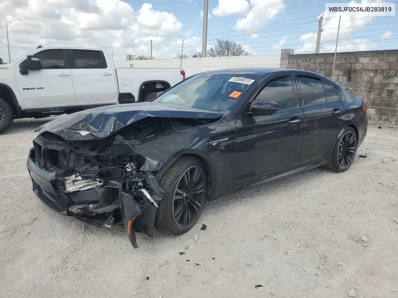 2018 BMW M5 VIN: WBSJF0C56JB283819 Lot: 53586515