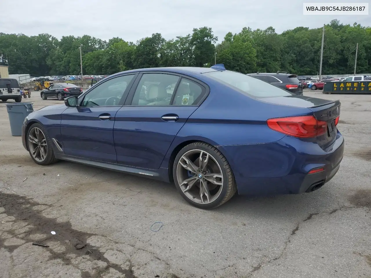 2018 BMW M550Xi VIN: WBAJB9C54JB286187 Lot: 54790535