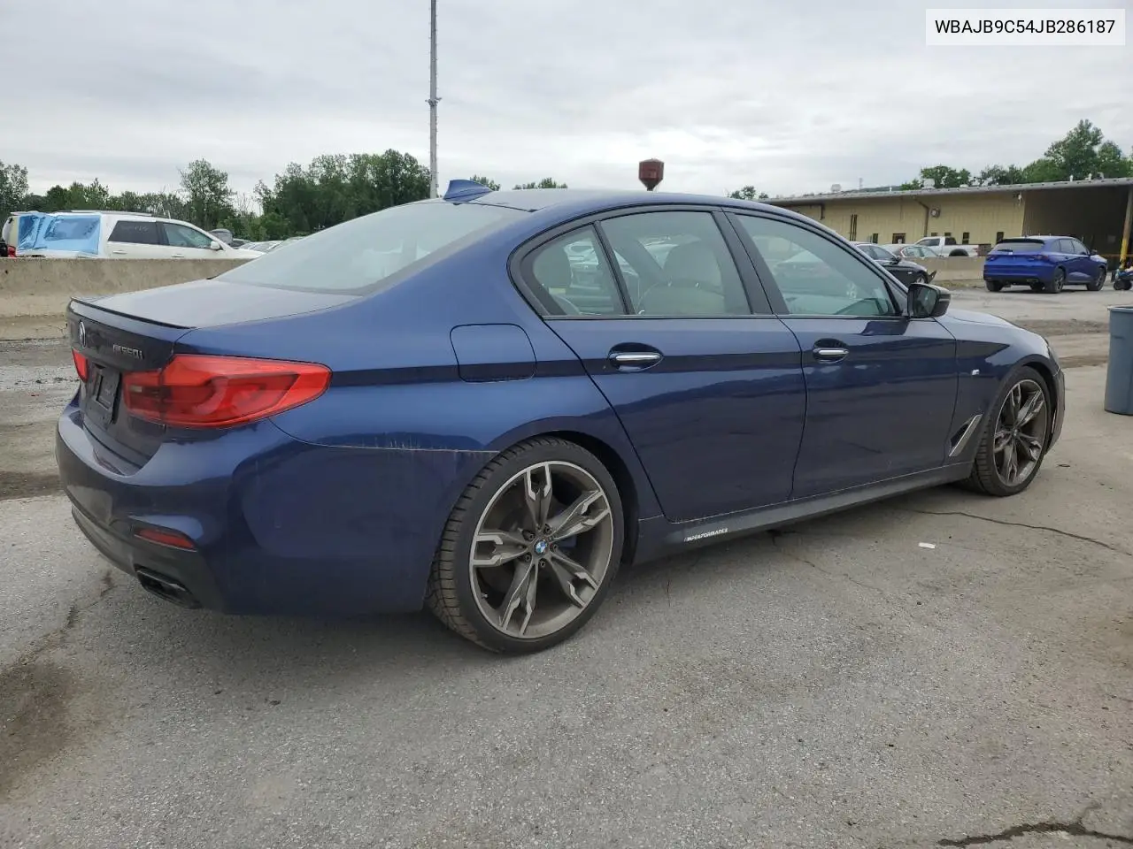 2018 BMW M550Xi VIN: WBAJB9C54JB286187 Lot: 54790535