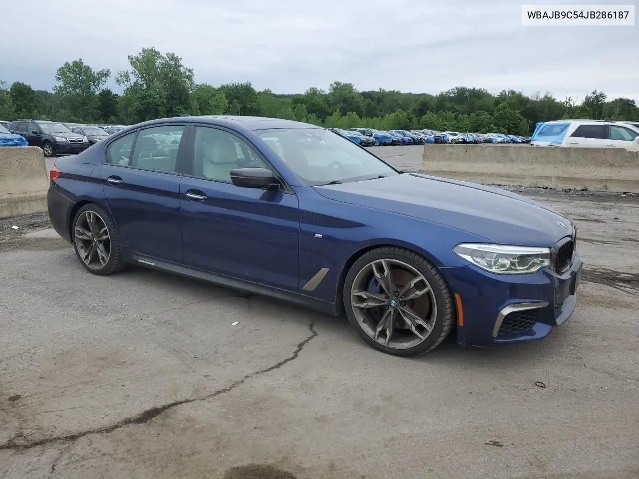 2018 BMW M550Xi VIN: WBAJB9C54JB286187 Lot: 54790535
