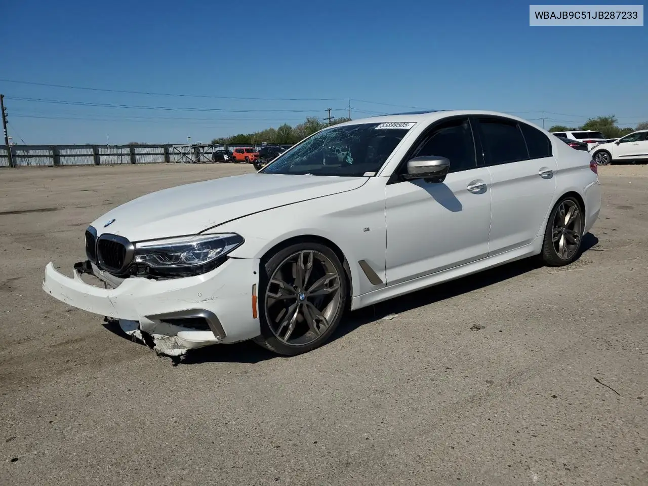 2018 BMW M550Xi VIN: WBAJB9C51JB287233 Lot: 55899505