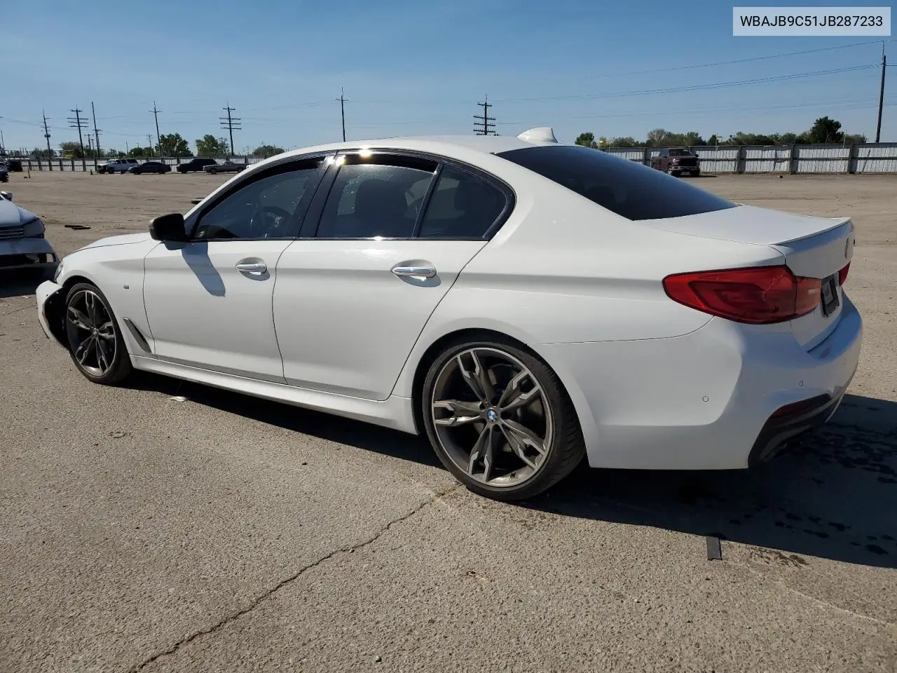 2018 BMW M550Xi VIN: WBAJB9C51JB287233 Lot: 55899505
