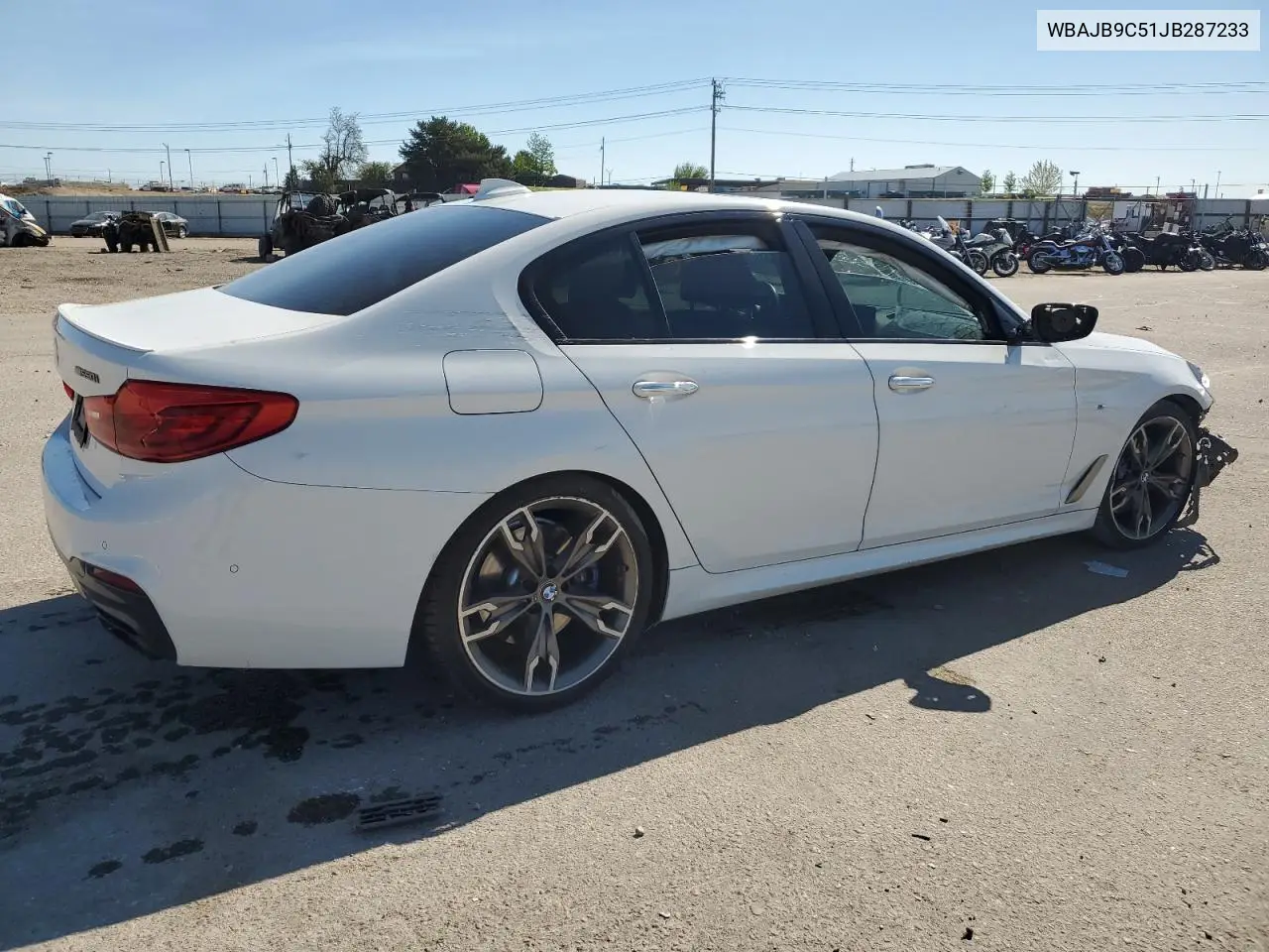 2018 BMW M550Xi VIN: WBAJB9C51JB287233 Lot: 55899505
