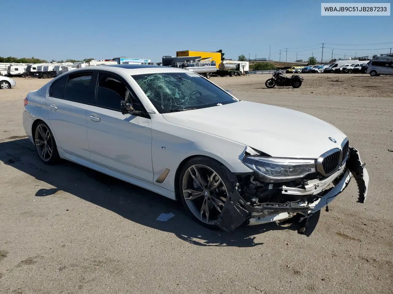 2018 BMW M550Xi VIN: WBAJB9C51JB287233 Lot: 55899505