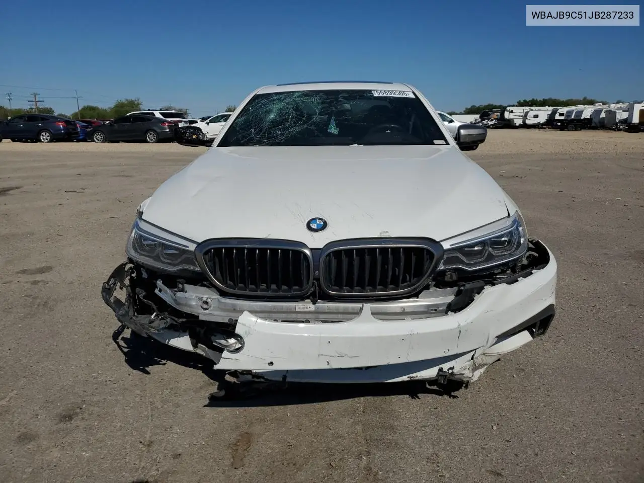 2018 BMW M550Xi VIN: WBAJB9C51JB287233 Lot: 55899505