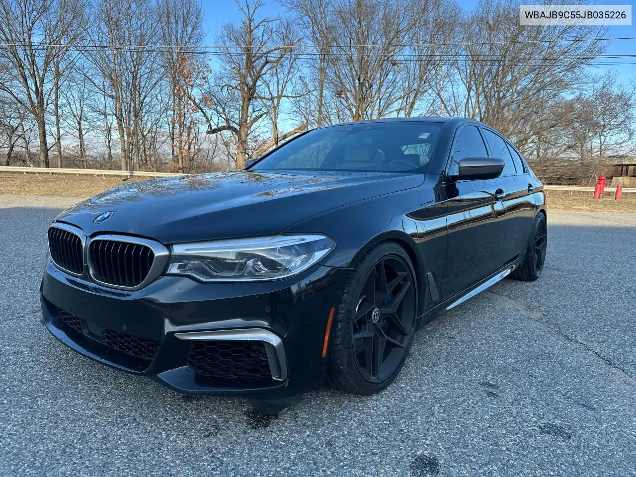 2018 BMW M550Xi VIN: WBAJB9C55JB035226 Lot: 57062675