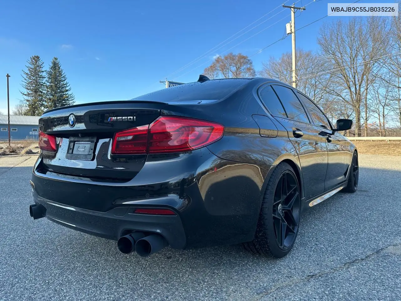 2018 BMW M550Xi VIN: WBAJB9C55JB035226 Lot: 57062675