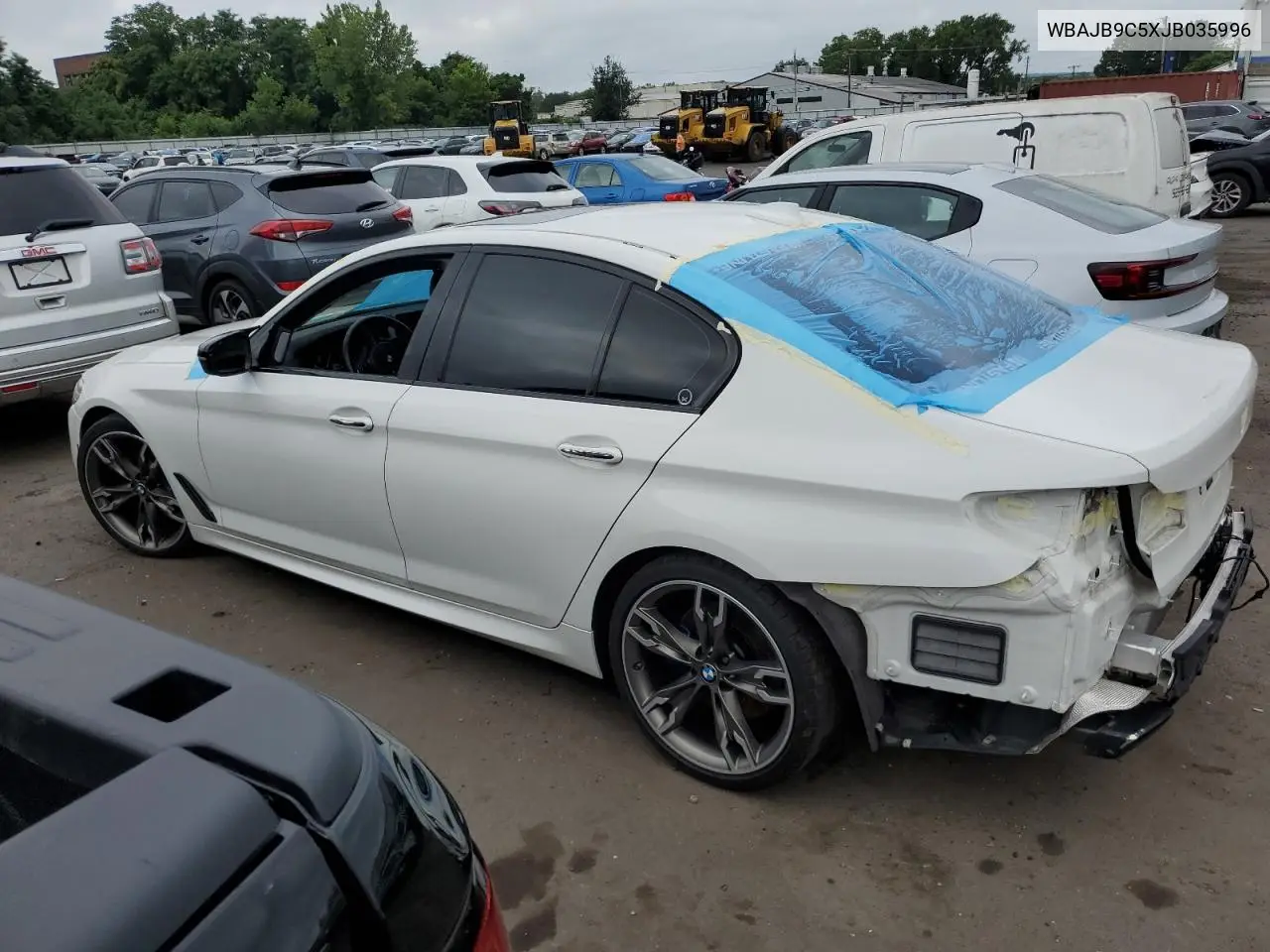 2018 BMW M550Xi VIN: WBAJB9C5XJB035996 Lot: 61459425