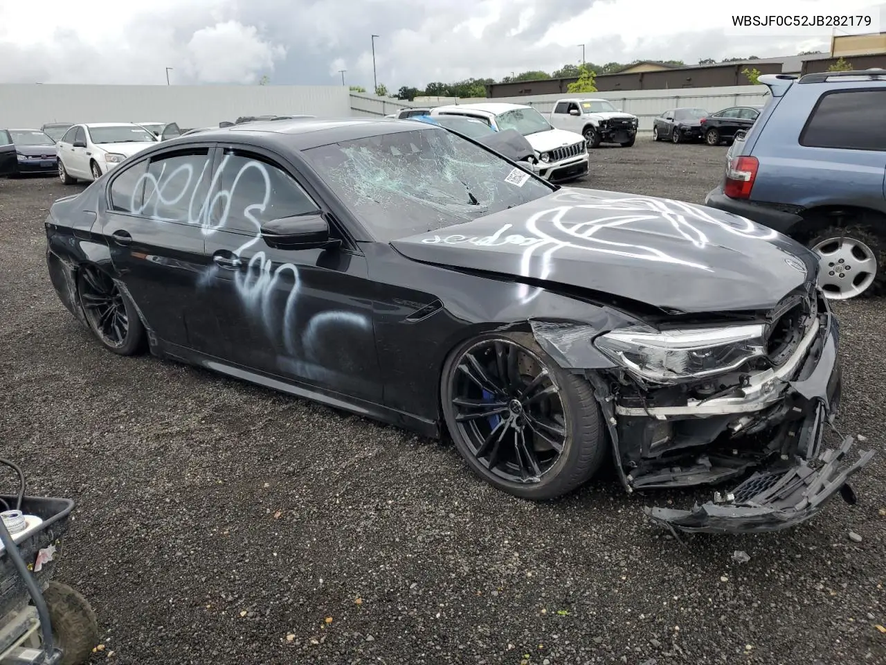 2018 BMW M5 VIN: WBSJF0C52JB282179 Lot: 63654325