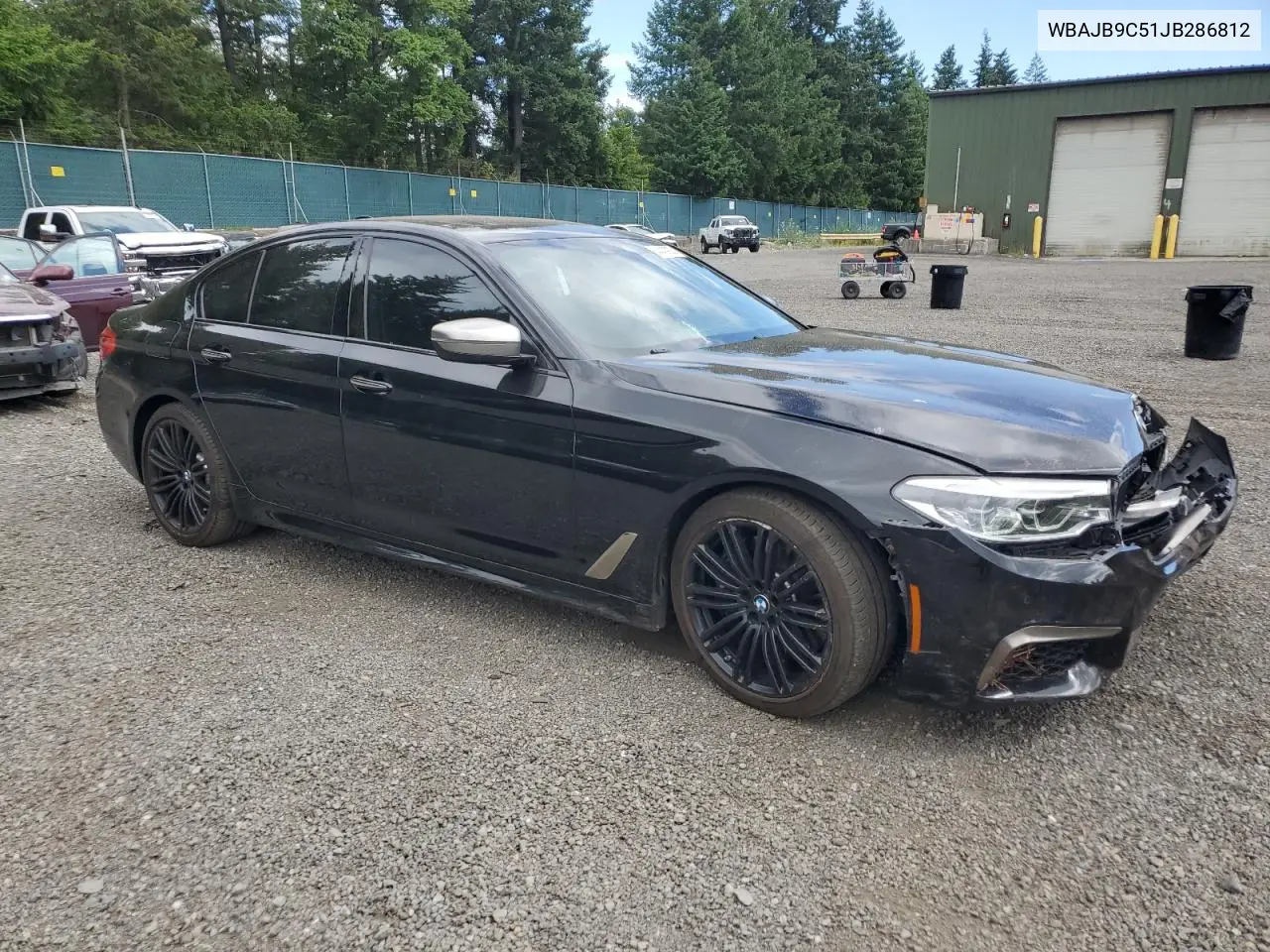 2018 BMW M550Xi VIN: WBAJB9C51JB286812 Lot: 64443935