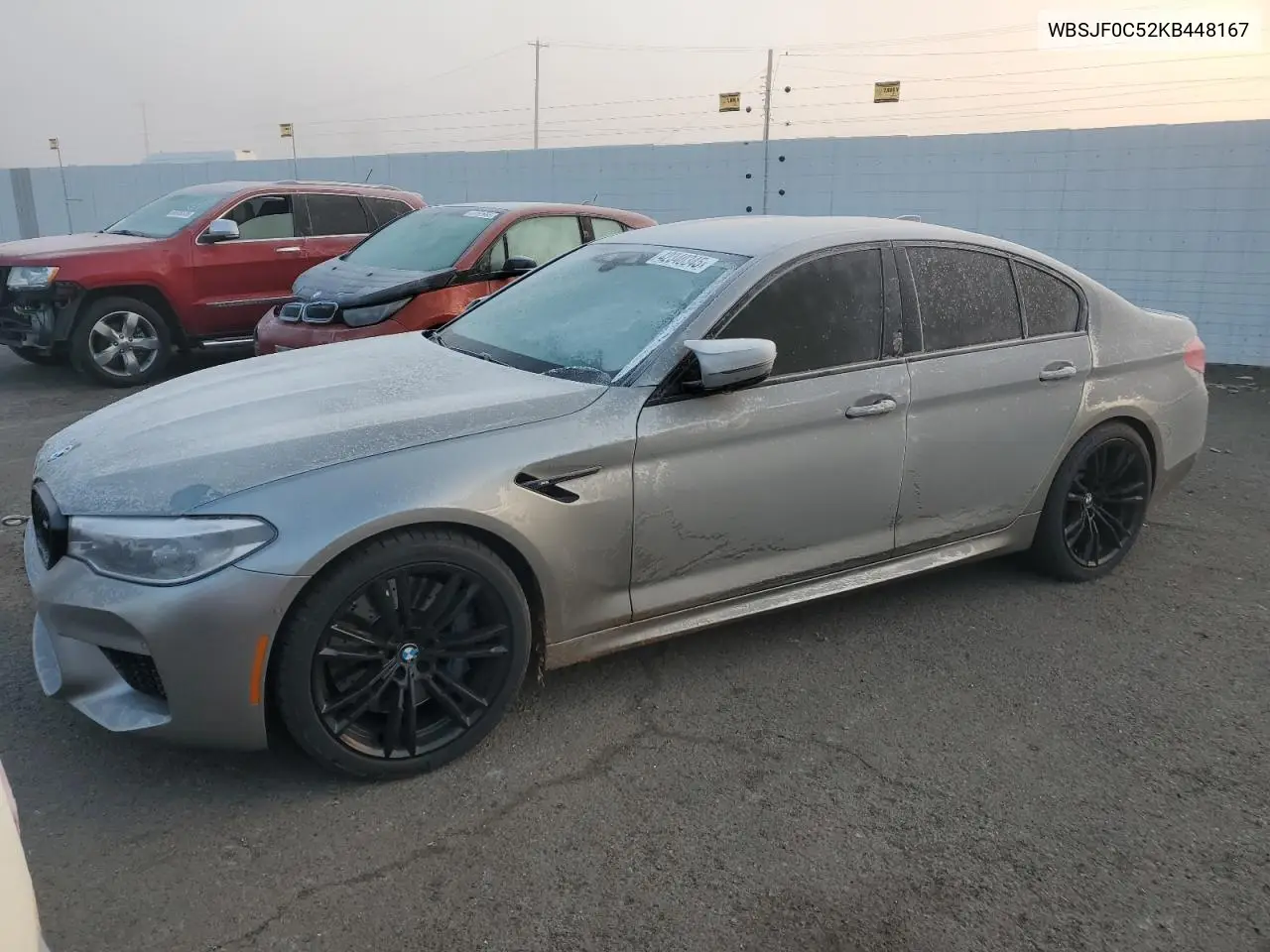 2019 BMW M5 VIN: WBSJF0C52KB448167 Lot: 42340345