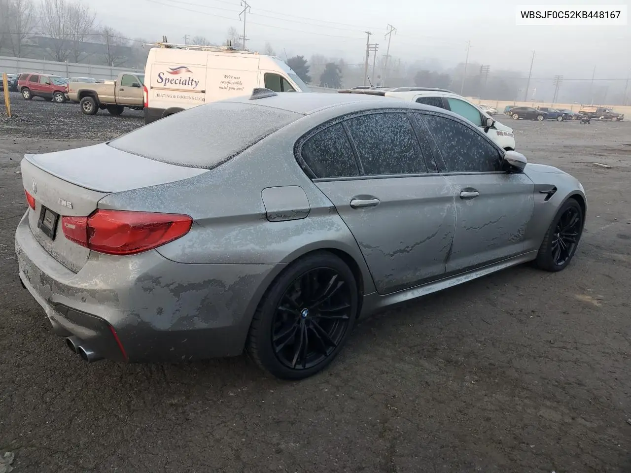 2019 BMW M5 VIN: WBSJF0C52KB448167 Lot: 42340345