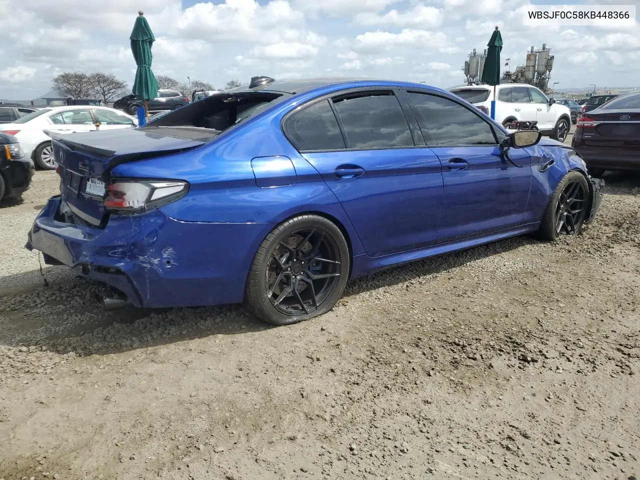 2019 BMW M5 VIN: WBSJF0C58KB448366 Lot: 50417885