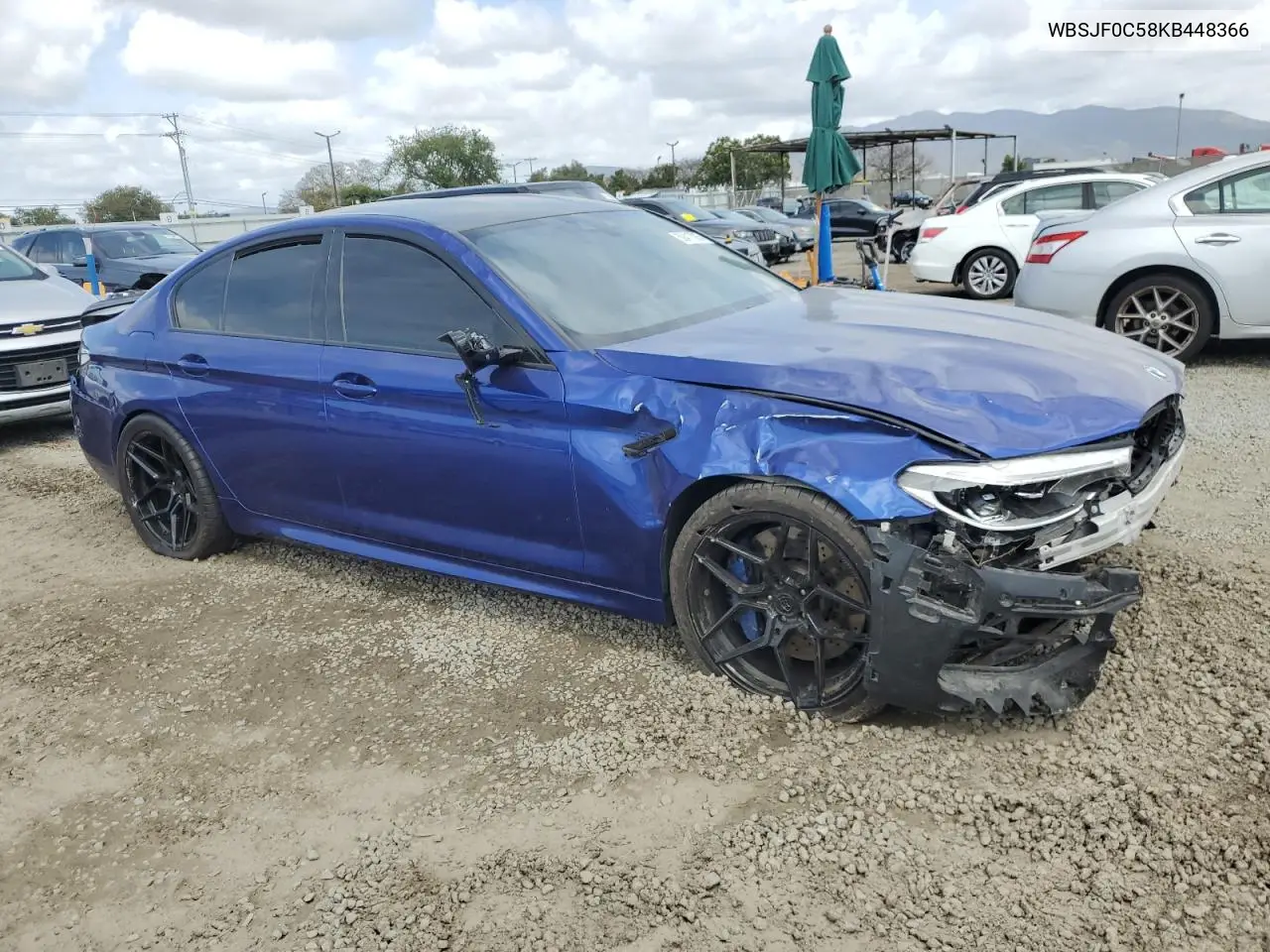 2019 BMW M5 VIN: WBSJF0C58KB448366 Lot: 50417885