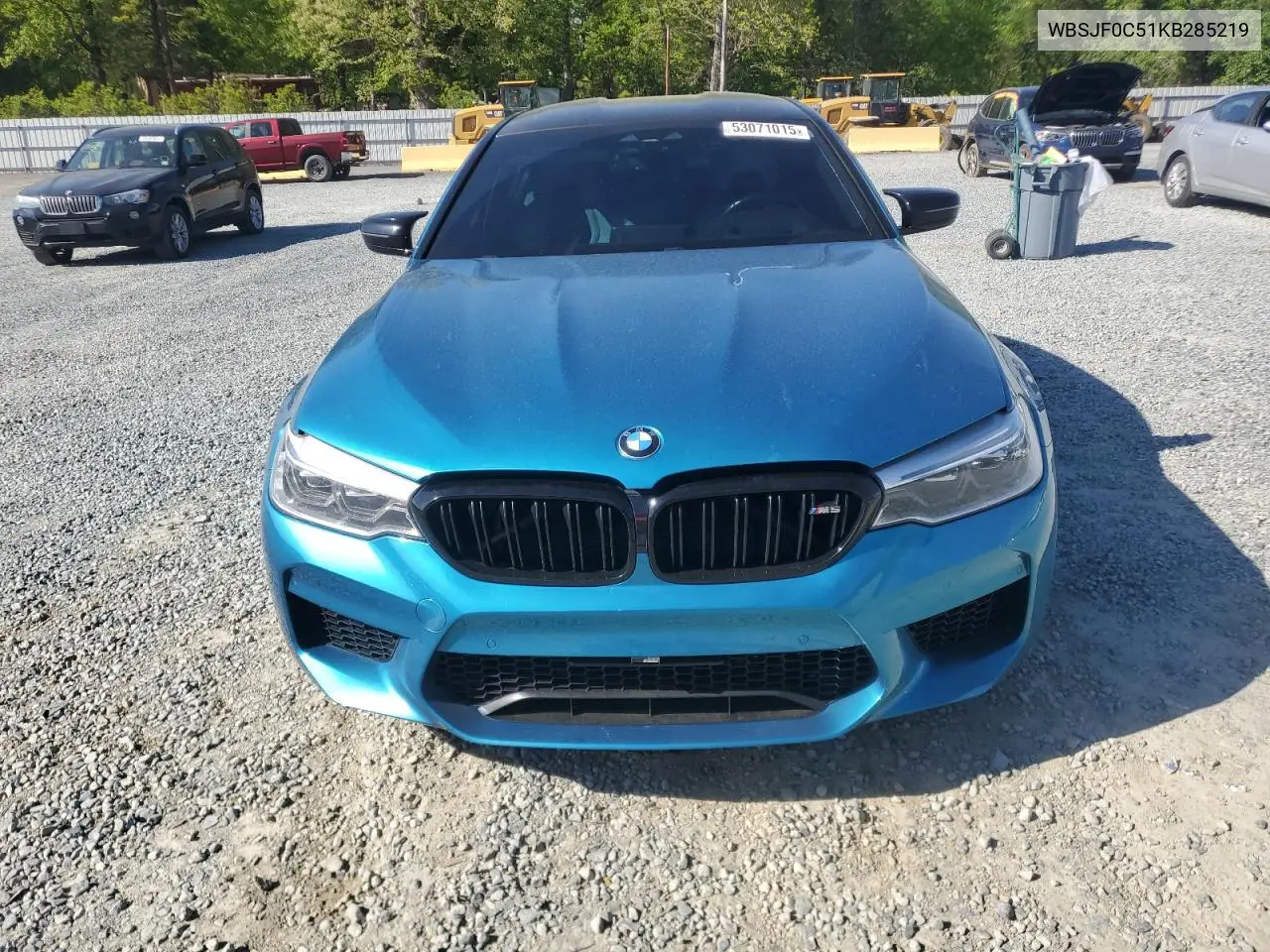 2019 BMW M5 VIN: WBSJF0C51KB285219 Lot: 53071015