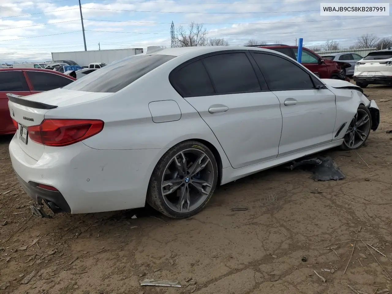 2019 BMW M550Xi VIN: WBAJB9C58KB287991 Lot: 53206135