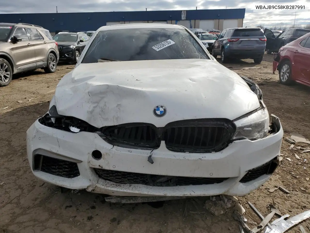 2019 BMW M550Xi VIN: WBAJB9C58KB287991 Lot: 53206135
