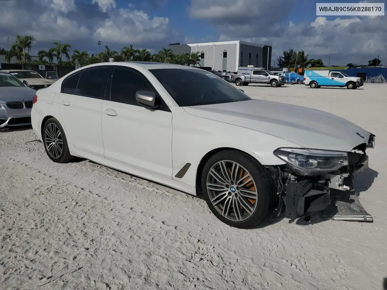 2019 BMW M550Xi VIN: WBAJB9C56KB288170 Lot: 54415635