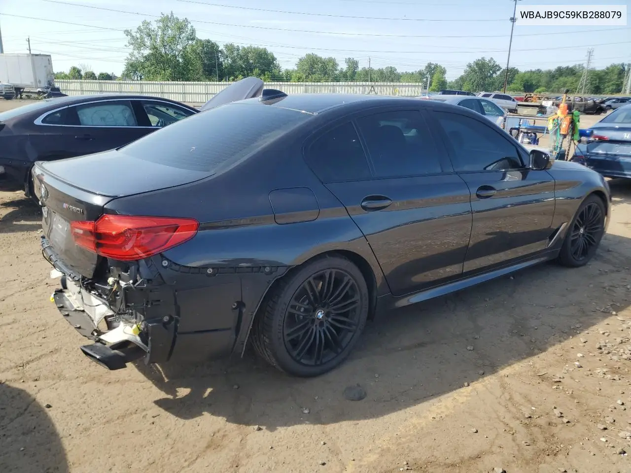 2019 BMW M550Xi VIN: WBAJB9C59KB288079 Lot: 61685035