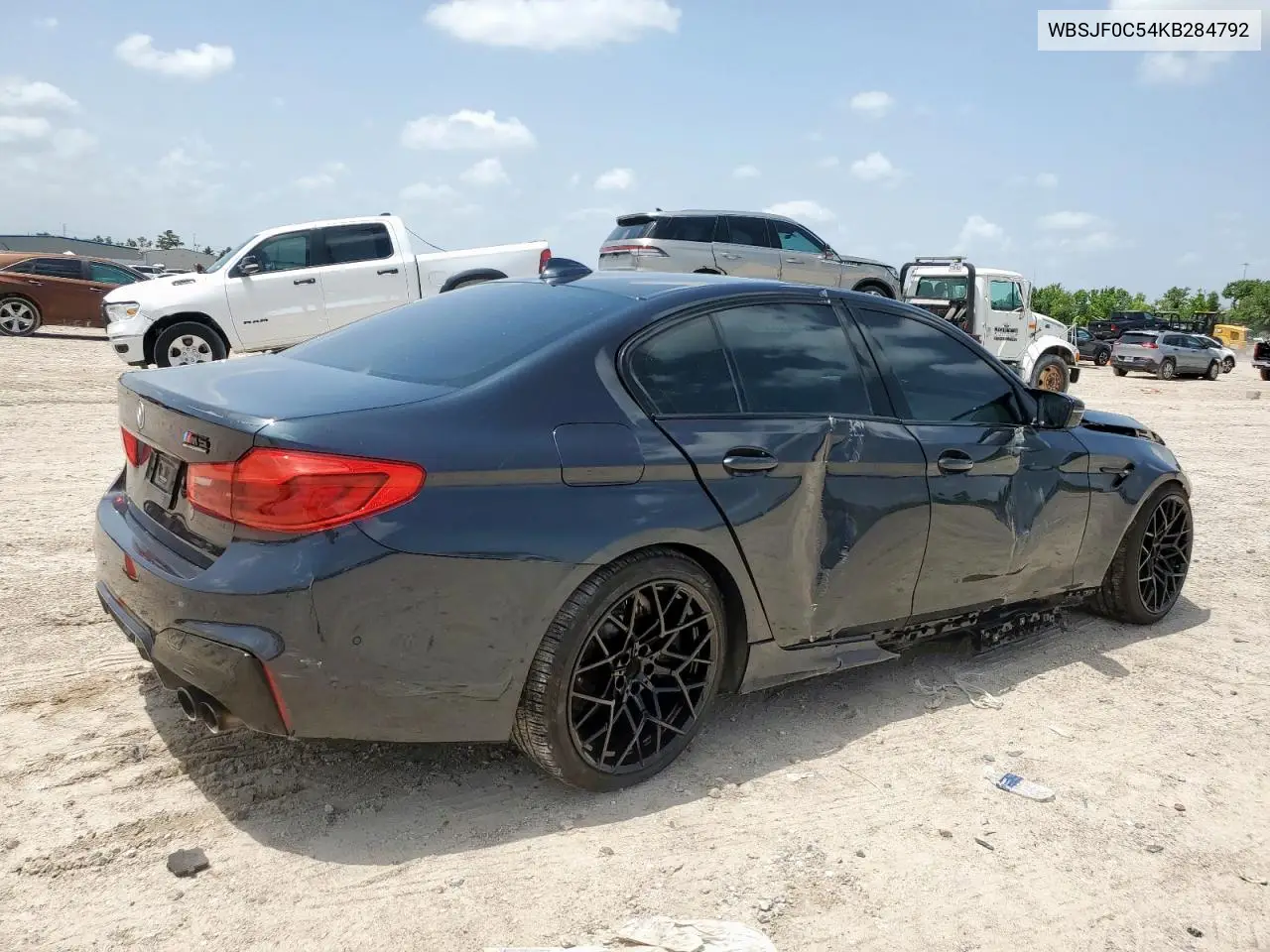 2019 BMW M5 VIN: WBSJF0C54KB284792 Lot: 61955075