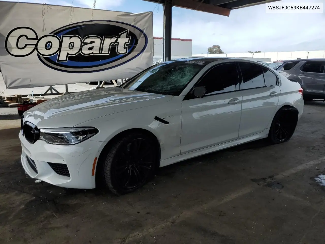 2019 BMW M5 VIN: WBSJF0C59KB447274 Lot: 63270235
