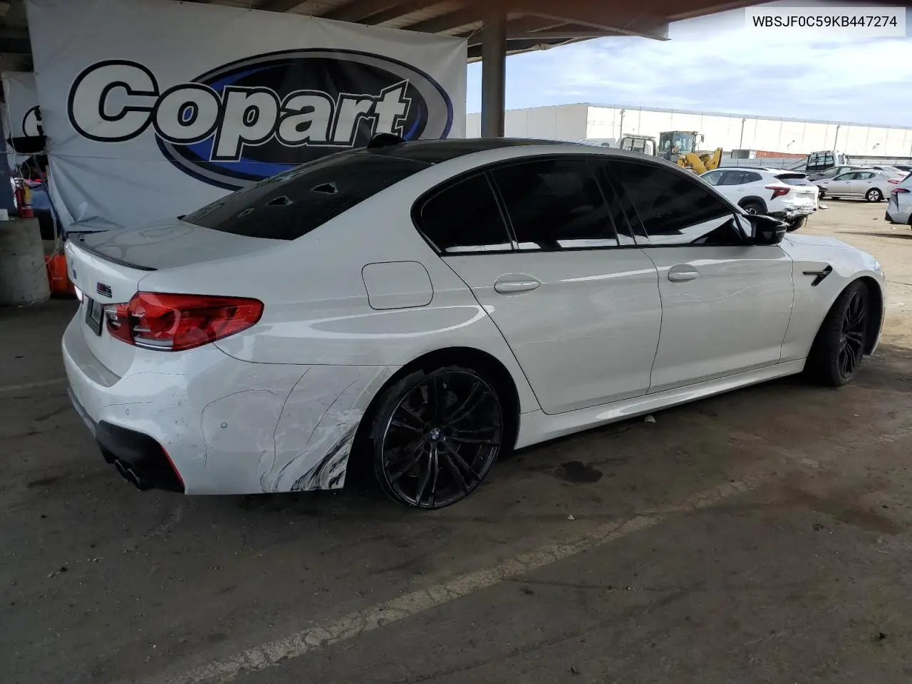 2019 BMW M5 VIN: WBSJF0C59KB447274 Lot: 63270235
