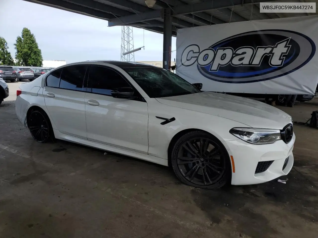 2019 BMW M5 VIN: WBSJF0C59KB447274 Lot: 63270235