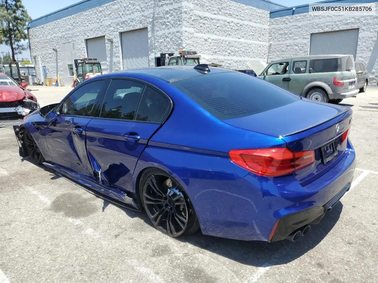 2019 BMW M5 VIN: WBSJF0C51KB285706 Lot: 64506305