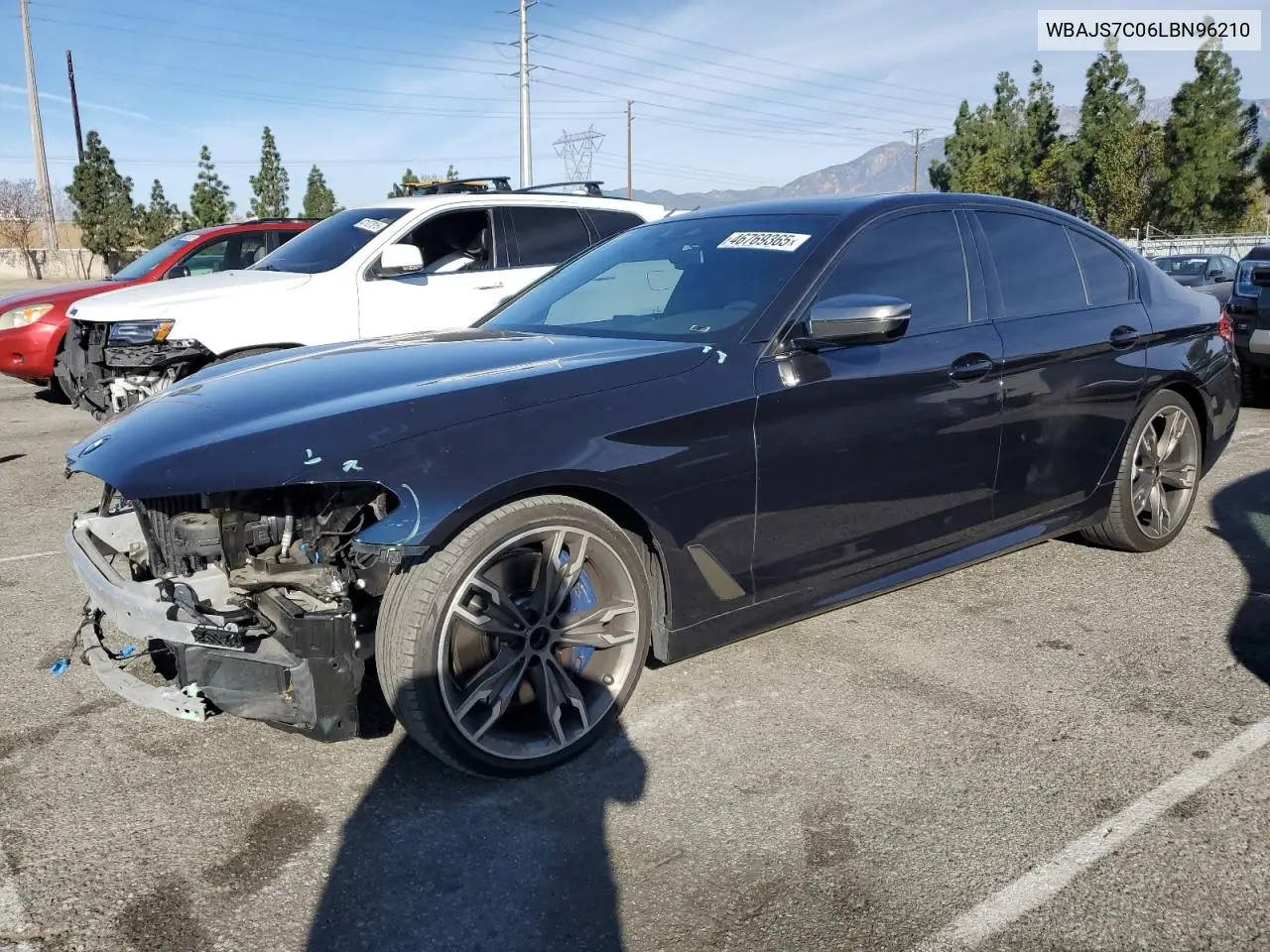 2020 BMW M550Xi VIN: WBAJS7C06LBN96210 Lot: 46769365
