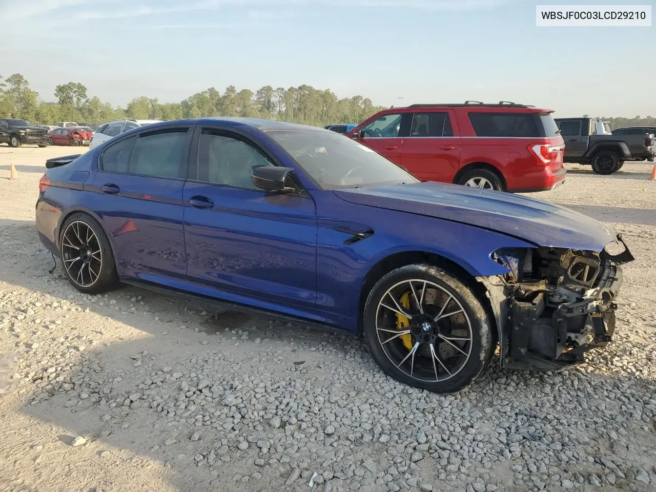 2020 BMW M5 Base VIN: WBSJF0C03LCD29210 Lot: 50274815