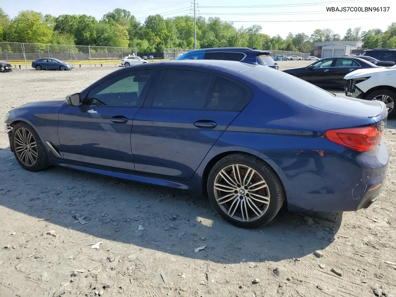 2020 BMW M550Xi VIN: WBAJS7C00LBN96137 Lot: 52186855