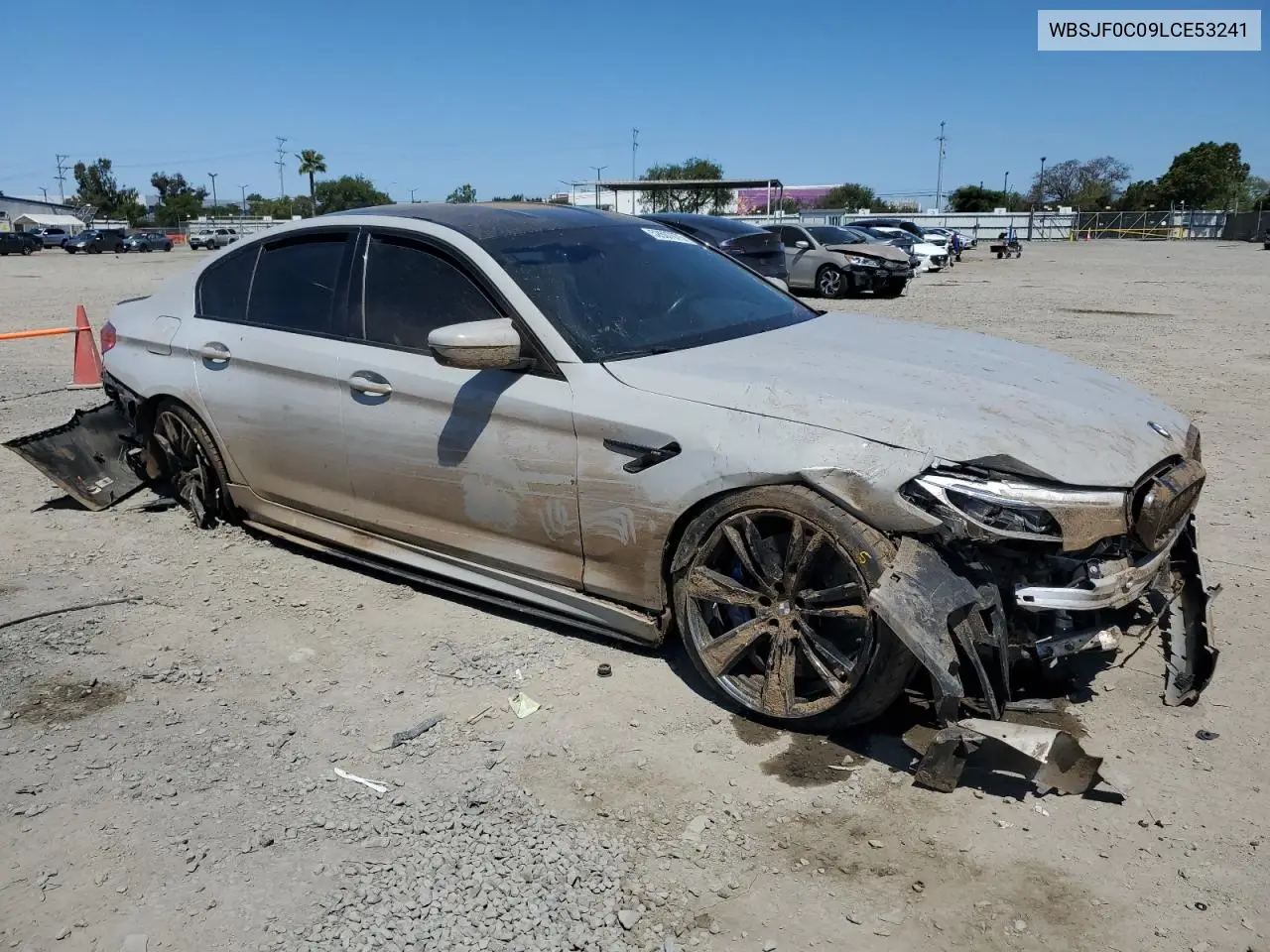 2020 BMW M5 Base VIN: WBSJF0C09LCE53241 Lot: 52607075