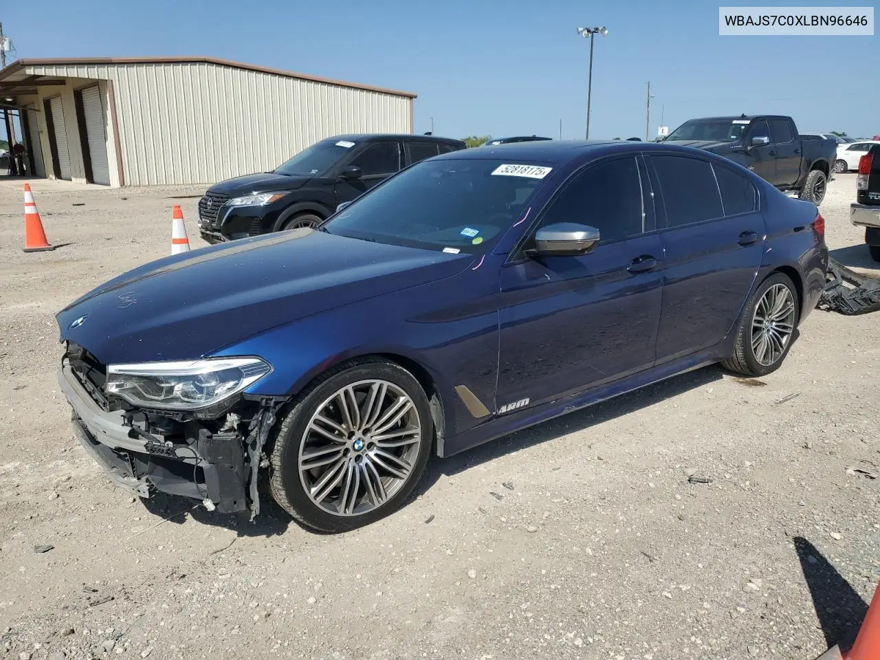 2020 BMW M550Xi VIN: WBAJS7C0XLBN96646 Lot: 52818175