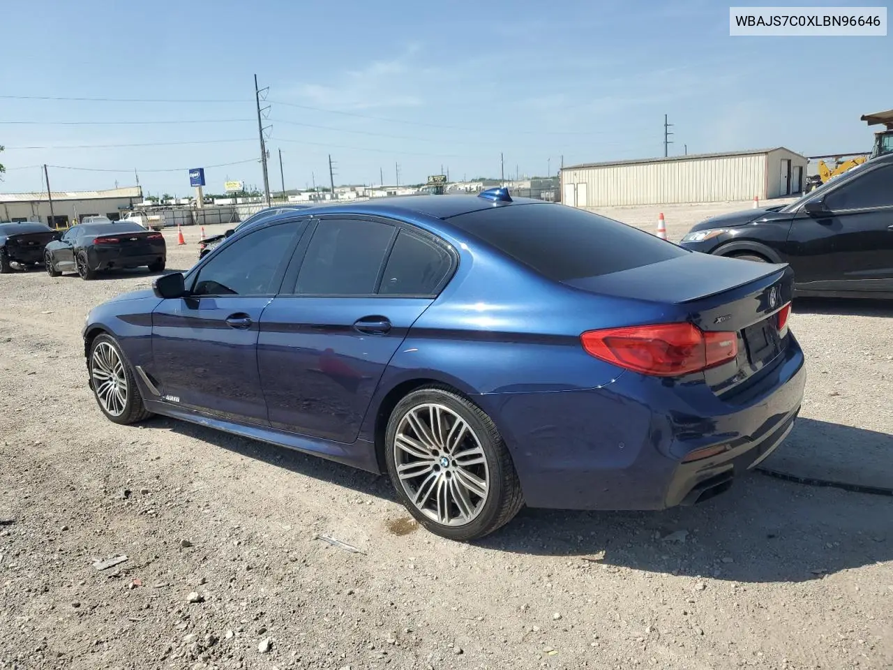 2020 BMW M550Xi VIN: WBAJS7C0XLBN96646 Lot: 52818175