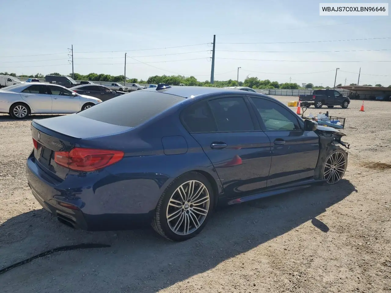 2020 BMW M550Xi VIN: WBAJS7C0XLBN96646 Lot: 52818175