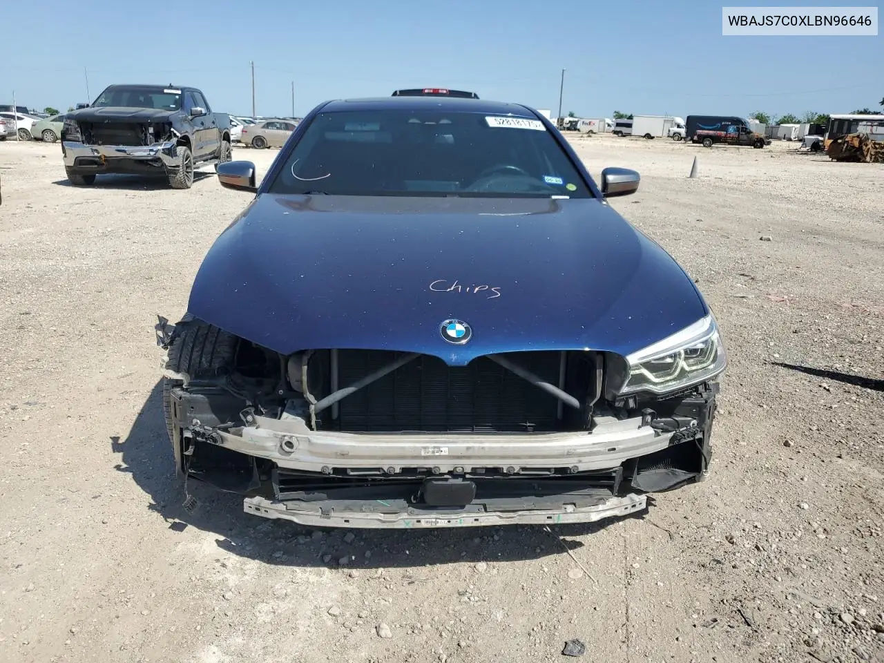 2020 BMW M550Xi VIN: WBAJS7C0XLBN96646 Lot: 52818175