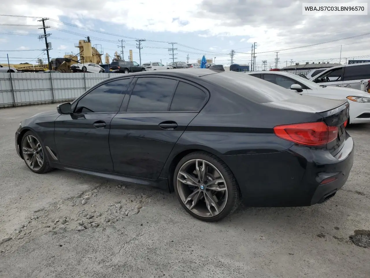 2020 BMW M550Xi VIN: WBAJS7C03LBN96570 Lot: 53295785