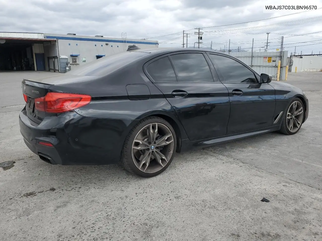 2020 BMW M550Xi VIN: WBAJS7C03LBN96570 Lot: 53295785
