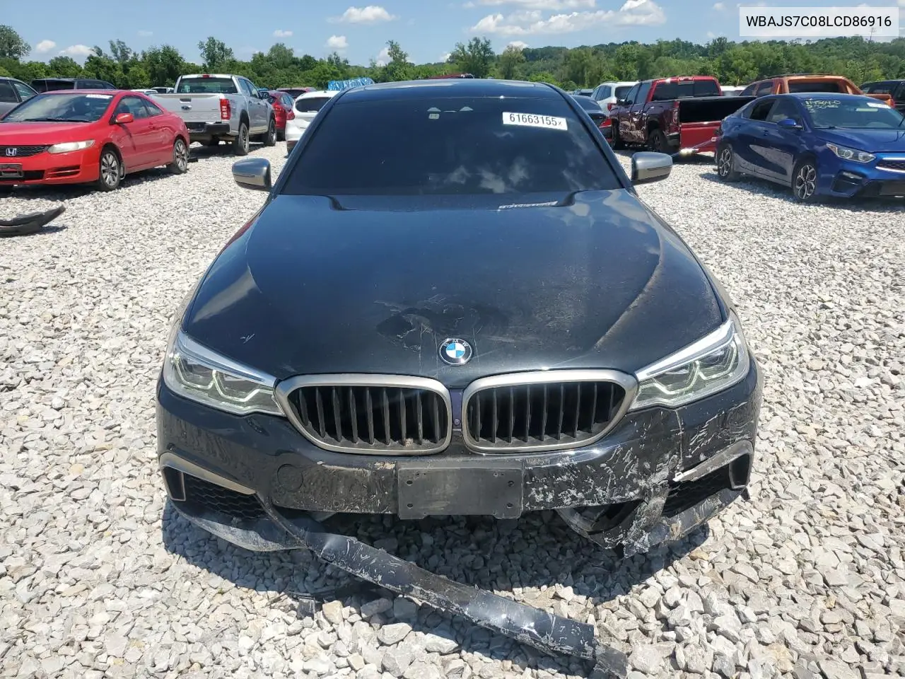 2020 BMW M550Xi VIN: WBAJS7C08LCD86916 Lot: 61663155