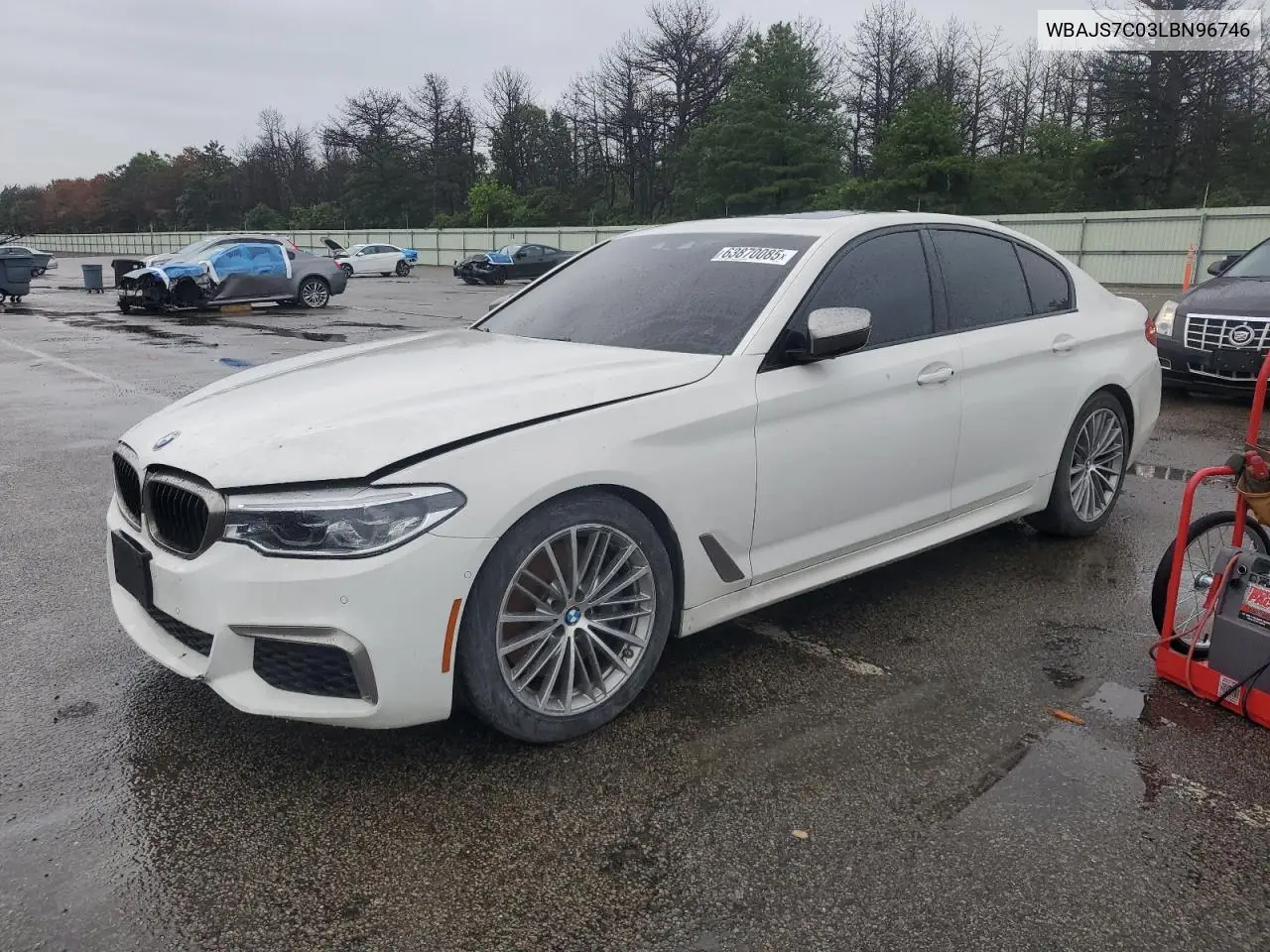 2020 BMW M550Xi VIN: WBAJS7C03LBN96746 Lot: 63870085