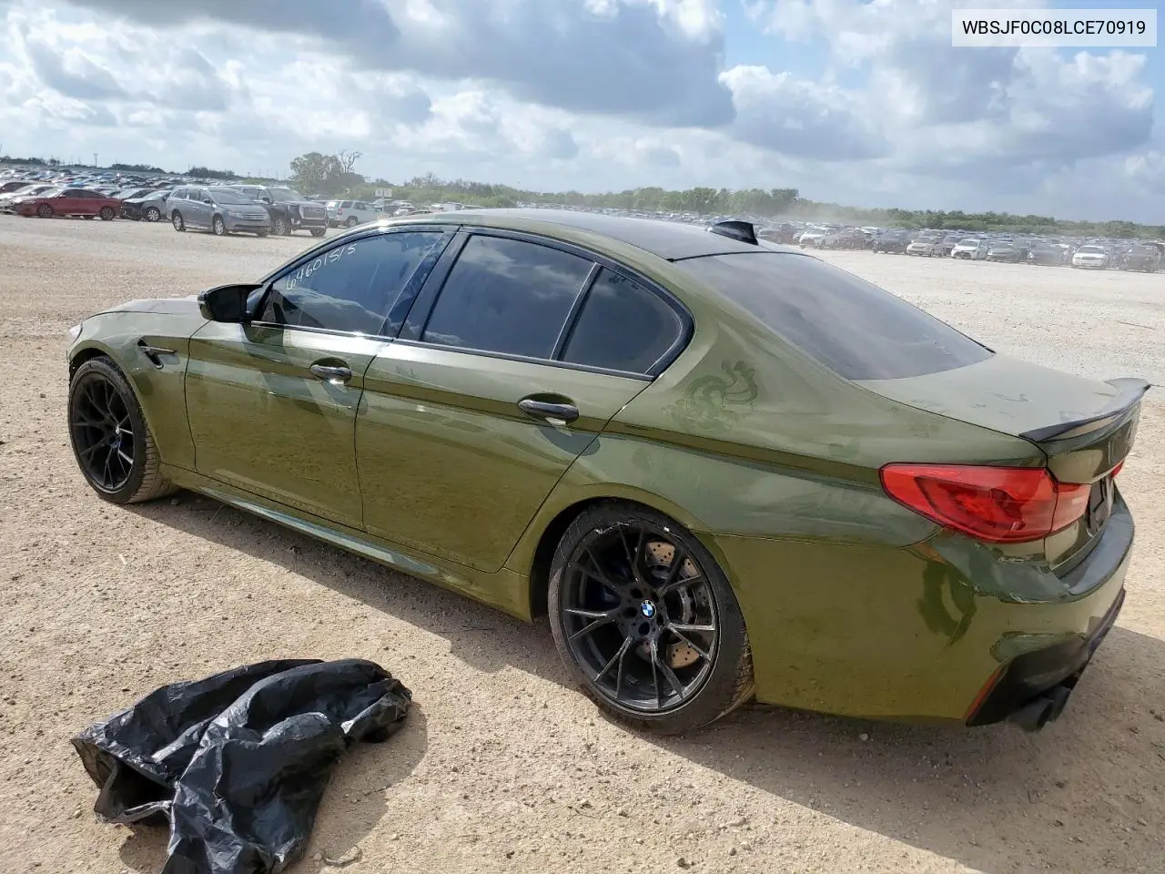 2020 BMW M5 Base VIN: WBSJF0C08LCE70919 Lot: 64601515