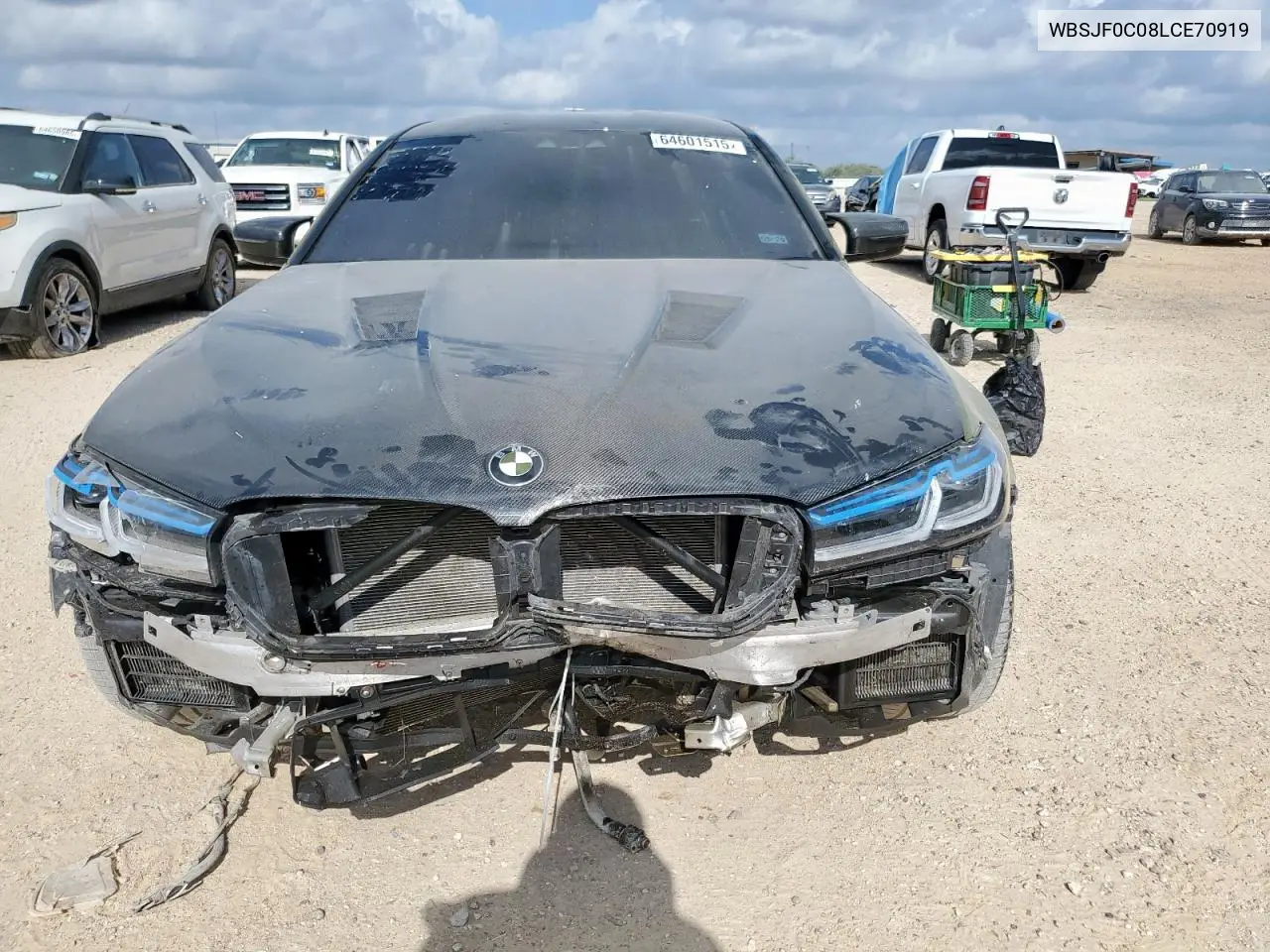 2020 BMW M5 Base VIN: WBSJF0C08LCE70919 Lot: 64601515