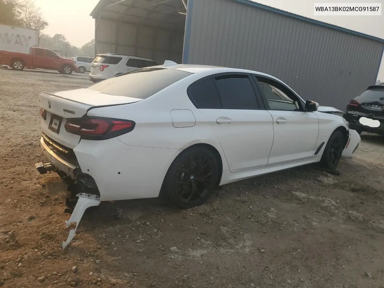 2021 BMW M550Xi VIN: WBA13BK02MCG91587 Lot: 50791015