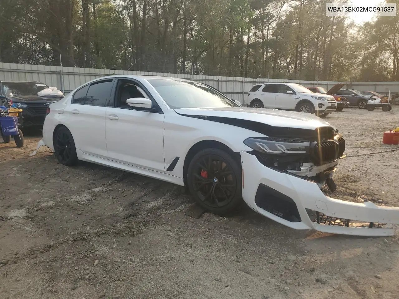 2021 BMW M550Xi VIN: WBA13BK02MCG91587 Lot: 50791015