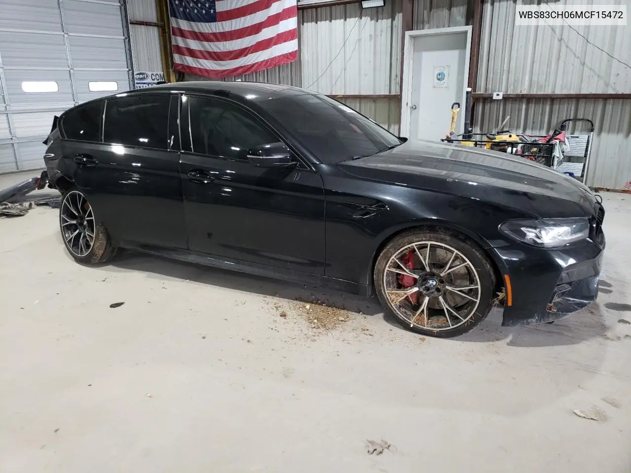 2021 BMW M5 VIN: WBS83CH06MCF15472 Lot: 50920135