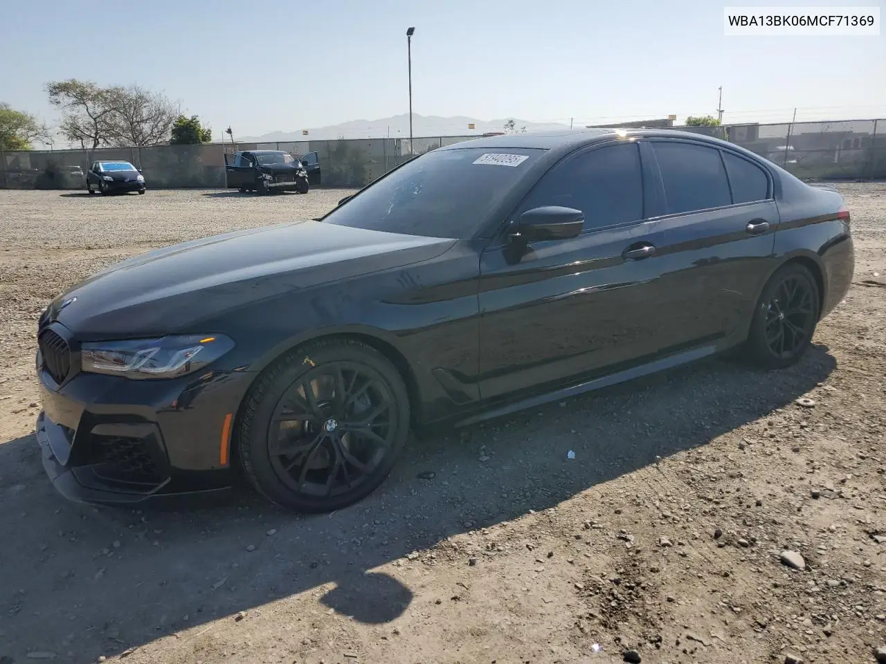 2021 BMW M550Xi VIN: WBA13BK06MCF71369 Lot: 51940095