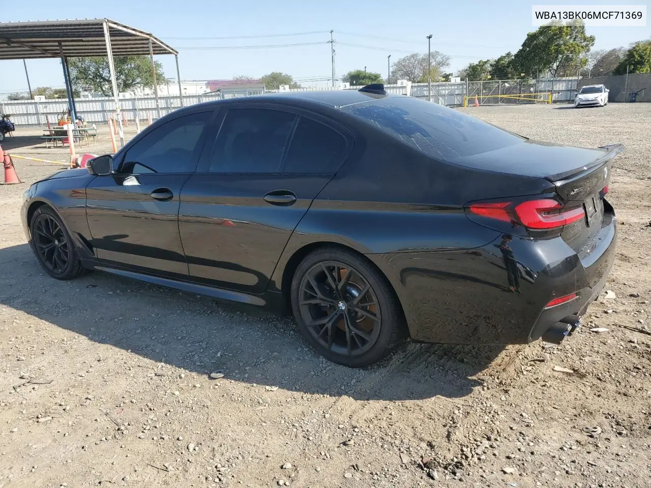2021 BMW M550Xi VIN: WBA13BK06MCF71369 Lot: 51940095
