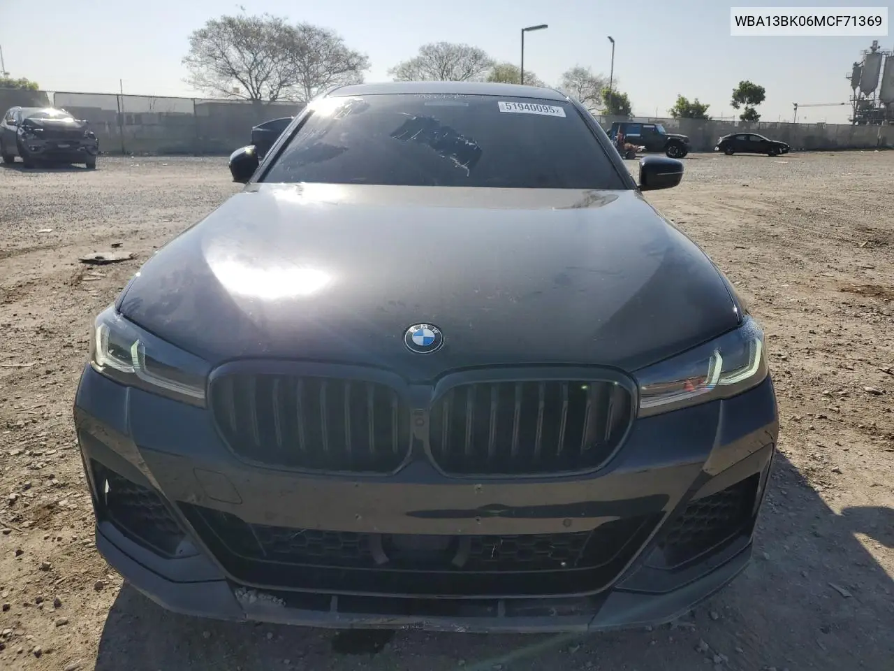 2021 BMW M550Xi VIN: WBA13BK06MCF71369 Lot: 51940095